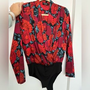 Red Blouse Zara S
